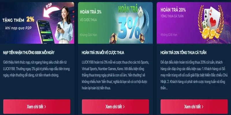 Hoàn trả thể thao hàng tuần 88xx